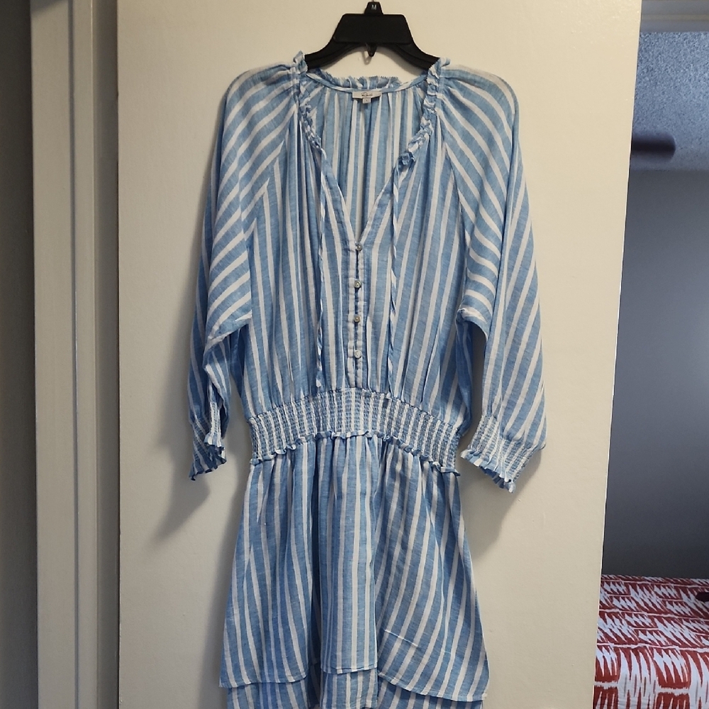 Rails Stripe Blue & White Mini Dress